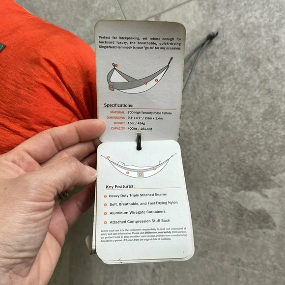NWT! SingleNest Hammock - Picture 5 of 6
